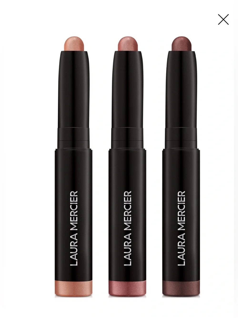 Laura Mercier 3-Pc. Enchanting Shimmers Mini Caviar Stick Eye Shadow Set NIB